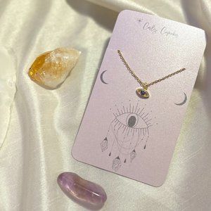 Evil Eye Dainty Gold-Filled Necklace - BRAND NEW